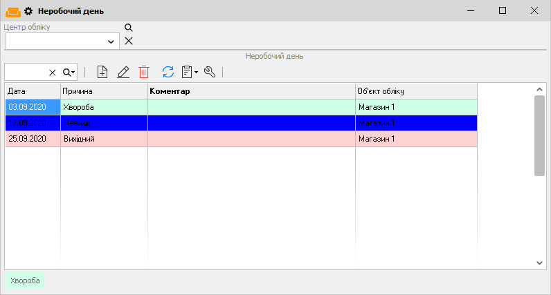 Неробочий день - головна