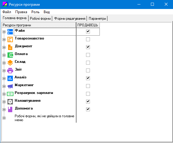 Ресурси програми