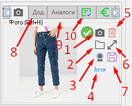 вкладка Фото товару