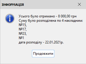 Інформація про фінансовий документ